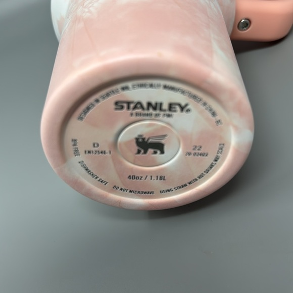 Stanley Flowstate Quencher 40oz Peach Tie Dye NEW - Picture 4 of 4